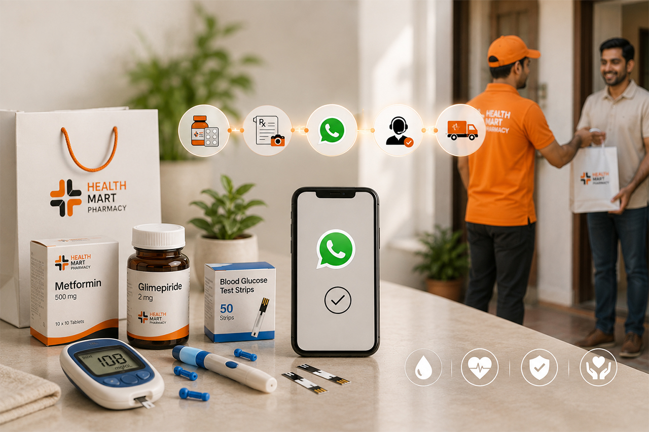 Healthmart Pharmacy, Pharmacy in Ahmedabad, Medical Store in Ahmedabad, Online Pharmacy Ahmedabad, Online Medicine Store Ahmedabad, Same Day Medicine Delivery Ahmedabad, WhatsApp Medicine Order Ahmedabad