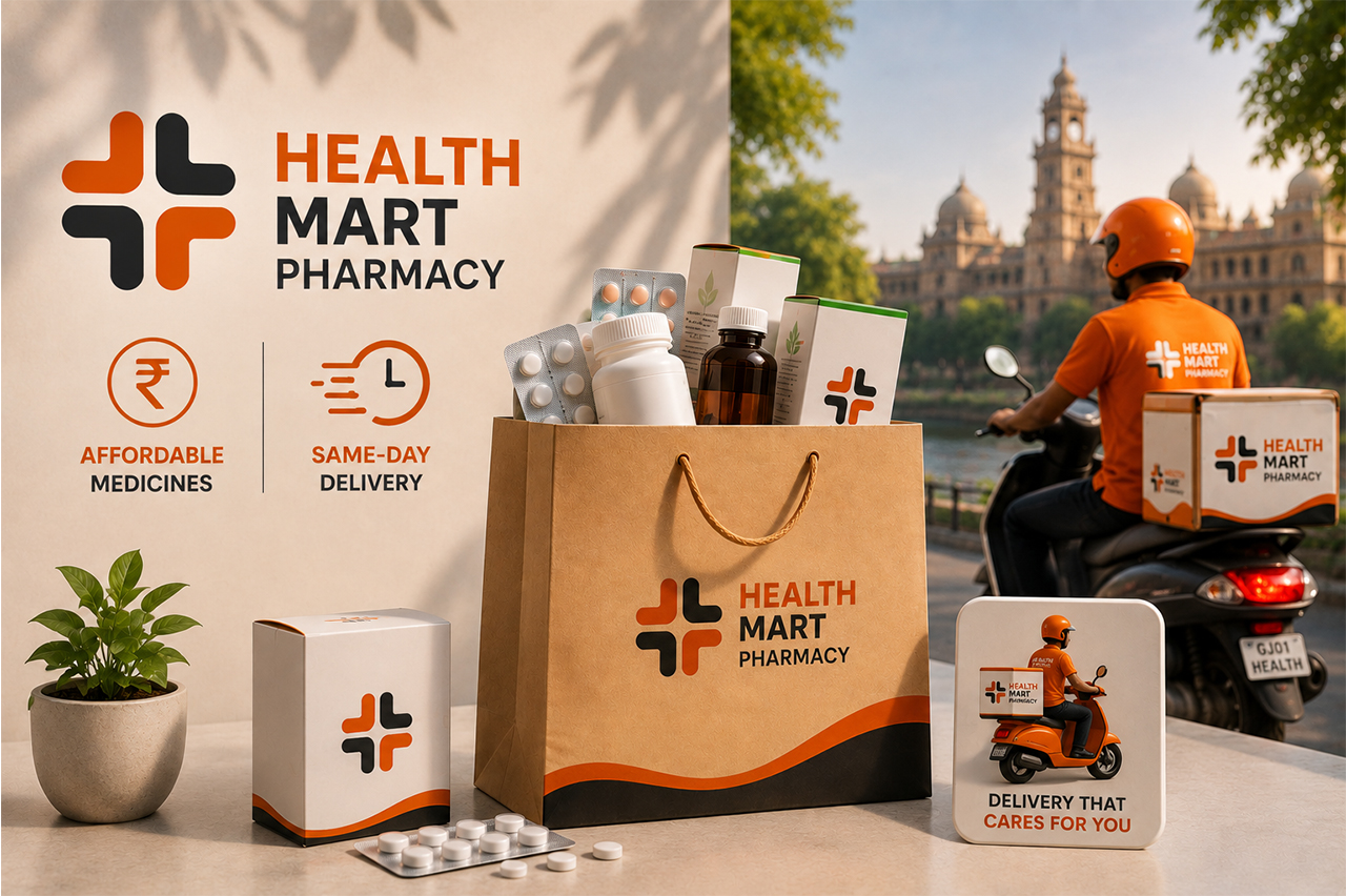 Healthmart Pharmacy, Pharmacy in Ahmedabad, Medical Store in Ahmedabad, Online Pharmacy Ahmedabad, Online Medicine Store Ahmedabad, Same Day Medicine Delivery Ahmedabad, WhatsApp Medicine Order Ahmedabad